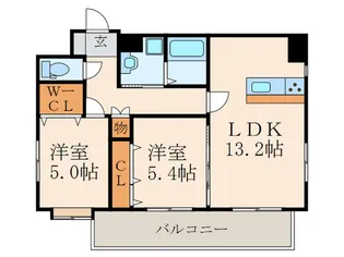 福岡県北九州市小倉南区徳力6【マンション】の間取り