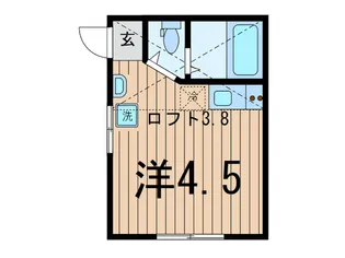 メゾン ヴェルジェ【2階】の間取り