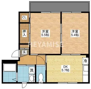 ドミール【1階】の間取り