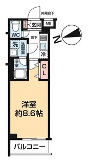 ARCOBALENO OHANAJAYA【2階】の間取り