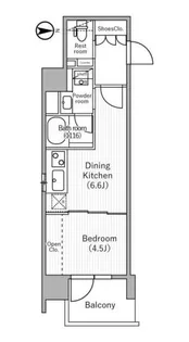 nido MOTOASAKUSA【5階】の間取り