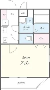 ミリアビタNo.21【2階】の間取り