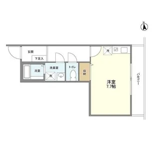 アプリーレ菊川【6階】の間取り