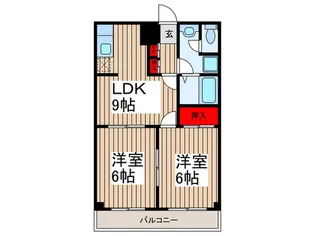 エクセル井出【1階】の間取り