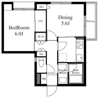 渋谷本町マンション【1階】の間取り