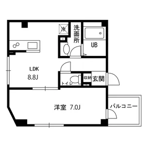 salle向島【3階】の間取り