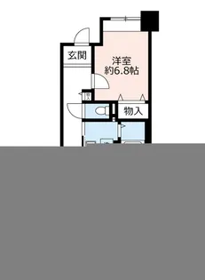 URルゼフィール岩屋中町【4階】の間取り