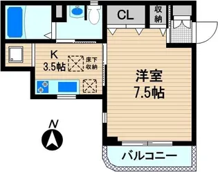 フォーチュンテラス【1階】の間取り