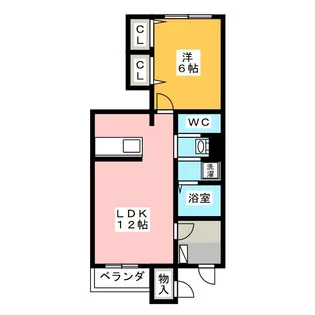 エリュシオン B【1階】の間取り
