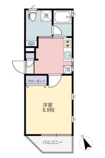 シエロ舞浜【1階】の間取り