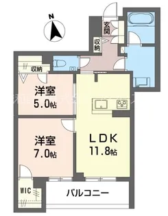 ノールフェリシモ【3階】の間取り