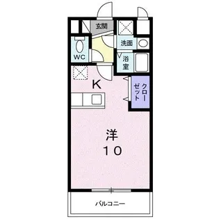 クリアネス【1階】の間取り