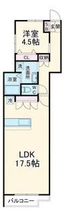 フローリッシュ大久保II【3階】の間取り
