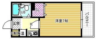 エスティライフ喜志駅前【4階】の間取り