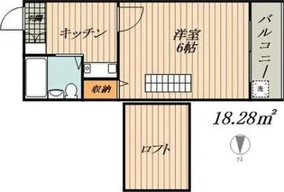 SKマンション黄金【1階】の間取り