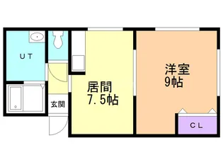 コーポ・オクノ【2階】の間取り