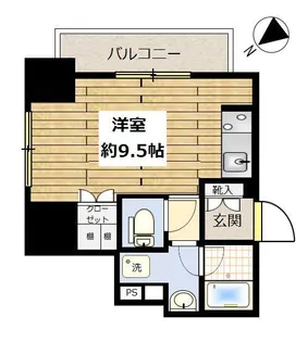 シティハウス中目黒ステーションコート【10階】の間取り