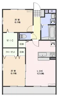 セルティスII【3階】の間取り