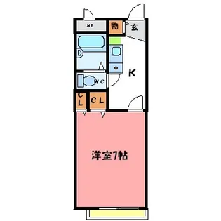 中友5【2階】の間取り