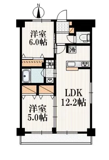 KUハイムI【2階】の間取り
