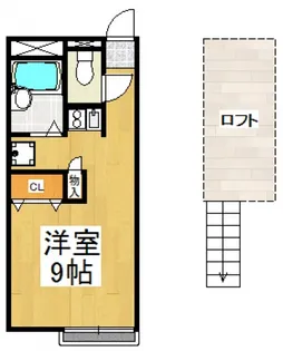 レオパレスかみさわ【1階】の間取り