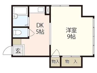 ハイム安東【2階】の間取り