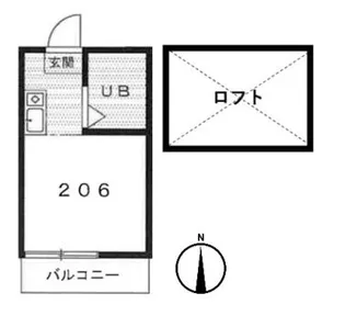 プリンセスコート代沢【1階】の間取り