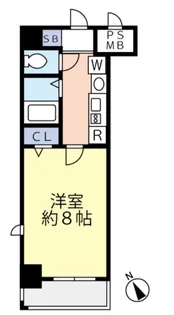 グランヴァン銀座東【2階】の間取り