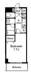 モン・プラース【1階】の間取り