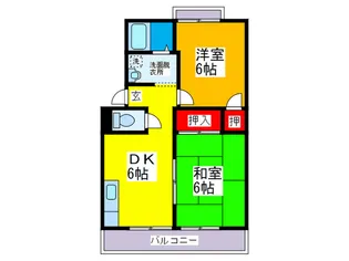 エステートピアハヤシ【1階】の間取り