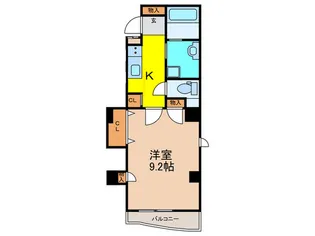 ラ・フォルム宝塚湯本町【7階】の間取り