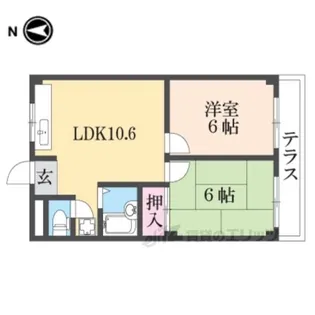 中村ハイツ【2階】の間取り