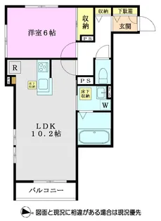 CLAIR【1階】の間取り