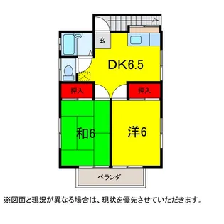 志津パークハイツ【2階】の間取り
