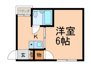 ハイツ三上【3階】の間取り