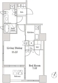 LASANTE一番町【3階】の間取り