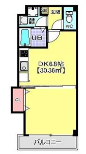 コスタ デルソル【2階】の間取り