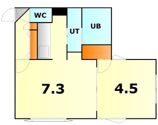 アミーナV【1階】の間取り