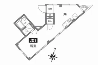 アルテビル【1階】の間取り