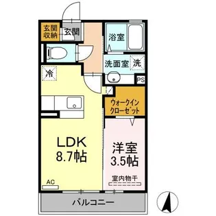 PeaceCabin【3階】の間取り
