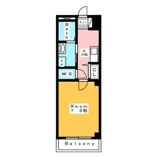 グラニート・テン B【3階】の間取り