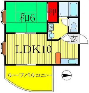 リバシティー2【2階】の間取り