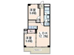 サンモ-ル田園【3階】の間取り