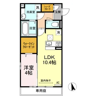 Aria【3階】の間取り