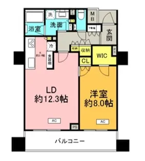パークホームズ四条河原町【3階】の間取り