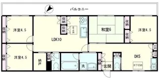 フェリス櫻井【1階】の間取り