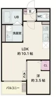 Jack todanishiI【3階】の間取り