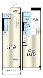 レジディア東桜II【14階】の間取り