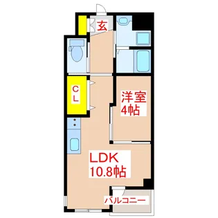 セゾン武【3階】の間取り