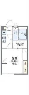 レオパレス袋井駅南【1階】の間取り